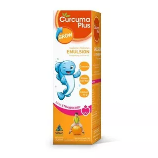 Curcuma Plus Grow Emulsion Strawberry 200ml