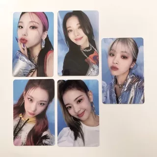 ITZY - Crazy In Love WITHDRAMA LUCKY DRAW Photocard A (Background Biru)