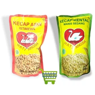 KECAP  CAP HATI ANGSA REFILL 600ML | KECAP ASIN | KECAP KENTAL