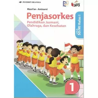 PENJAS ORKES PJOK SD ERLANGGA KELAS 1 2 3 4 5 6 100% Original!