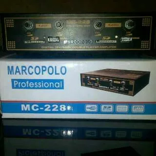 AMPLIFIER WALET MARCOPOLO MC 228

KETERANGAN : 
TINGGAL PASANG USB ISI SUARA WALET