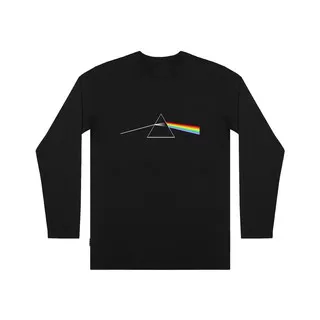 Kaos Lengan Panjang Pink Floyd Logo RUZT.ID