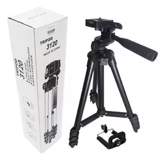 TRIPOD HANDPHONE 3120A 1 METER BLACK TRIPOD HANDPHONE HITAM TRIPOD KAMERA 3120 1 METER TRIPOD PORTABLE STENT HANDPHONE STAND HANDPHONE TRIPOD TIKTOK