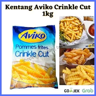 Kentang Premium Aviko Crinkle Cut 1 kg/ Kentang crinkle/ Kentang Goreng