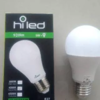 LAMPU BOHLAM / LAMPU BULB LED HILED 9Watt NATURAL WHITE 4000K