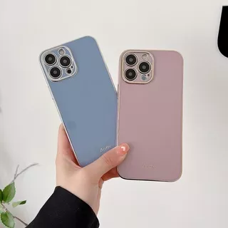 Case Samsung S22PLUS S22Ultra S22 S21FE S21Plus S21Ultra S21 S20FE S20Plus S20Ultra S20 S10 Plus A52 A52S  A70 A750 A7 2018 A23 A33 5G M31  plating solid color TPU soft phone covers