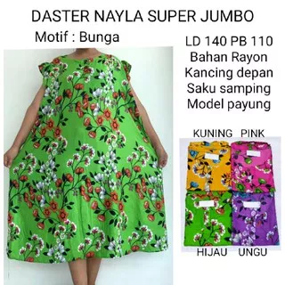 Daster Payung Yukensi Tiedye Super Jumbo Fit to 5L NAYLA Ld 140