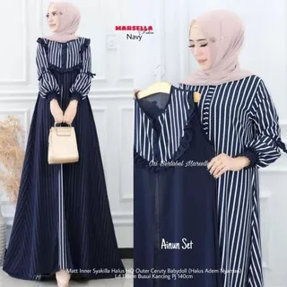 Kayesa/Vonny/Anya/Ainun/ Kiray Set Maxy Gamis Wanita Muslimah 2021