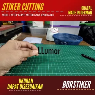 STIKER LLUMAR | STICKER CUTTING BAHAN ORACAL CUSTOM LOGO DLL