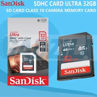 SD CARD SanDisk Ultra 32GB SDHC Card UHS-I Class 10 (48MB/s) 32 GB SDCARD