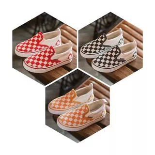 Sepatu vans anak import/ Kids shoes vans replica/ sepatu canvas kekinian/ sneakers anak import