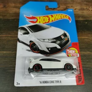 Hotwheels 16 Honda Civic Type R merah putih hotwheels