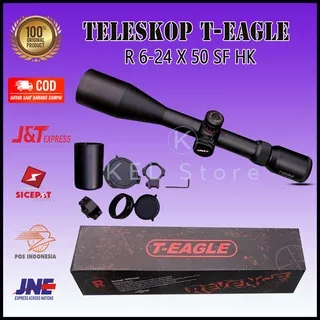 Teleskop Senapa Teropong Senapan Original T-EAGLE R 6-24x50 SF HK