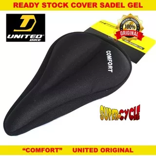 Saddle Cover United Comfort Ori Gel Tech Cover Sadel Sarung Jok Sepeda