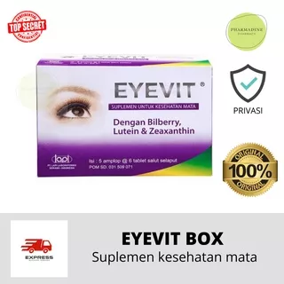 EYEVIT Tablet - Box isi 5 Strip @ 6 Tablet - Vitamin Mata