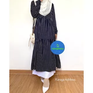 Latasha Outfit Premium Original - Kanaya Midi Dress Rayon