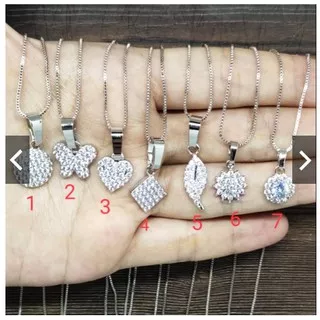 Deb`s collection Kalung Fashion Xuping Lapis Emas 18k Perhiasan Silver