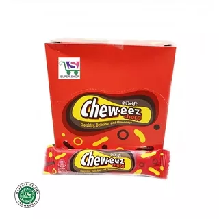 Delfi Cheweez / Chew-eez Choco Cokelat (isi 20 pcs)