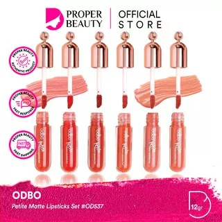 ODBO Petite Matte Lipsticks Set #OD537 Thailand Korea / Cosmetic / Lip Tint Gloss Creamy Pigmented