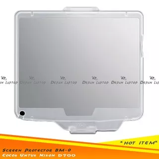 Tempered Glass Screen Protector Pelindung LCD Monitor Cover BM-9 Nikon D700