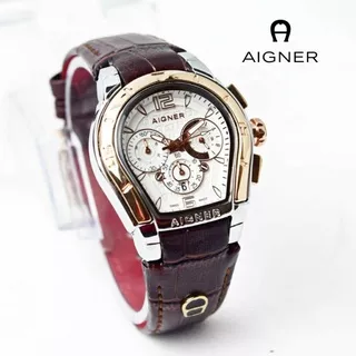 Jam Tangan Wanita Aigner Palermo Crono Aktif Tali Kulit Super Mewah - Jam Aigner Palermo Wanita