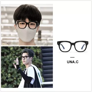 KRIS WU Collaboration Gentle Monster GM Black Frame Pear Celebrity Style V Brand Glasses Unac Eyeglass