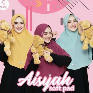 Bergo Aisyah Soft Pad by Fauz Hijab | Bergo simple kekinian