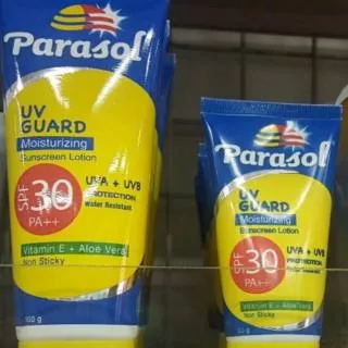 Parasol uv guard spf 30 sunblock sunscreen tabir surya 50gr