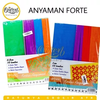 ANYAMAN FORTE / ANYAMAN KERTAS / KERAJINAN ANYAMAN / MAINAN ANYAMAN