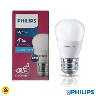 PHILIPS Lampu LED MyCare 4W Putih Bohlam LED Bulb My Care 4 Watt CDL