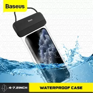 BASEUS ACFSD-DGY Slip Cover Airbag Waterproof Phone Case Bag Casing Sarung HP Handphone Anti Air