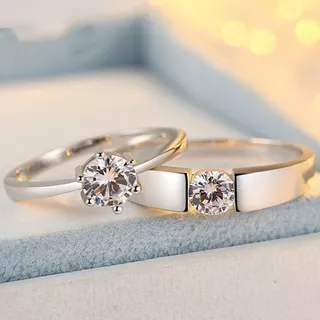 Cincin Lamaran Cincin Pasangan Cincin Wanita Cincin Ukir Nama Cincin Custom Nama Cincin Tunang RJ102 Cincin Hitam Perak 925 Kawin Murni Couple Ring Perak Pasangan Lamaran Ring Kawin Asli Nikah Sepasang Wedding Ring Murah Pria Silver 925 Wanita Tunangan