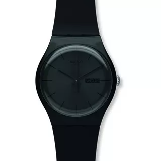 SWATCH SUOB702-JAM TANGAN PRIA-BLACK REBEL-ORIGINAL GARANSI RESMI-HITAM