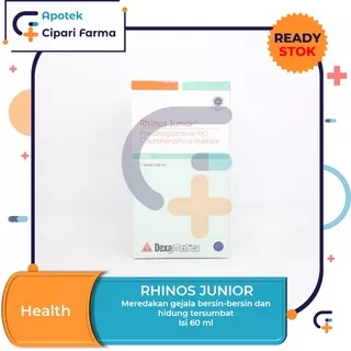 Rhinos Junior Sirup Obat Pereda Pilek | Flu | Bersin-bersin isi 60ml