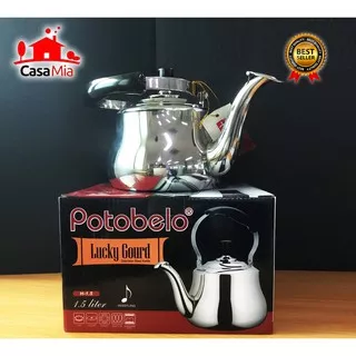 Teko Siul Potobelo 1.5 Liter / Model Lucky Guord Kettle Stainless Steel / H15