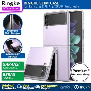 Original Ringke Slim Case Samsung Galaxy Z Flip 3 Z Flip3 ZFlip 3 - Hard Casing Hardcase