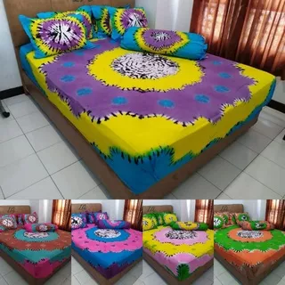 Sprei Batik Pekalongan 180x200 Motif Batik Jumputan Terbaru