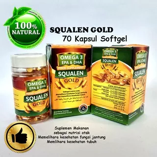 Squalen Gold Omega 3 EPA & DHA Squalen Gold - Nutrisi Otak & Jantung