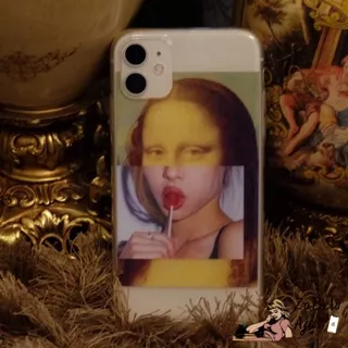 Monalisa aesthetic iphone case, aesthetic iphone case, tumblr iphone case,casing iphone
