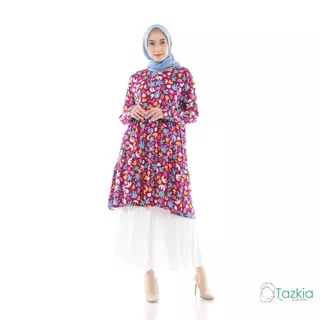 Atasan Muslim Wanita Abu Baju Casual Atasan Arabelle Tunik Magenta | Rayon Viscose Original  U7J4