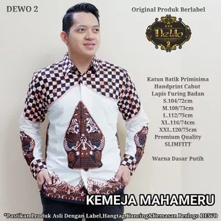 kemeja MAHAMERU batik pria atasan batik by DEWO 2