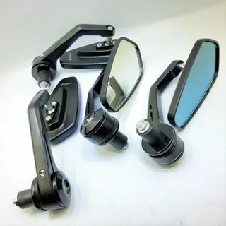 Spion Jalu Oval Bar End Rizoma Kaca Biru / Spion Jalu Lancip Rizoma Motor Nmax Aerox Pcx Vario 150