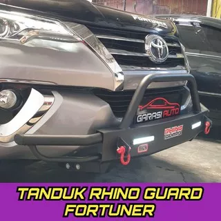 Tanduk Depan Mobil All New Fortuner / Hilux Original Rhino Guard Towing Bar Bumper Besi Tebal no arb