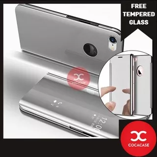 Smart Mirror Flip Phone Case iPhone 6 6s 7 8 Plus Case Premium Quality Flipcover Mirror untuk iphone