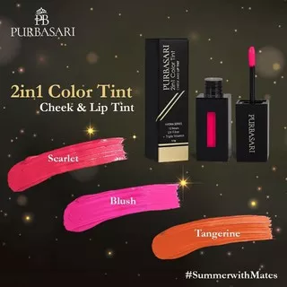 ?Mahkota Ayu Kosmetik? Purbasari 2 in 1 Color Tint Cheek and Lip Tint