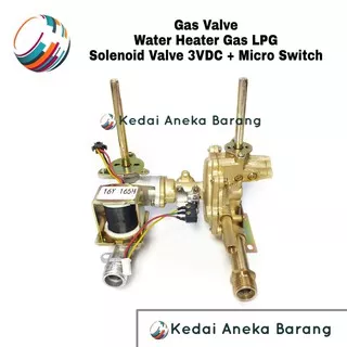 Gas Valve Water Heater LPG Solenoid Selenoid 3V DC 3VDC Micro Switch