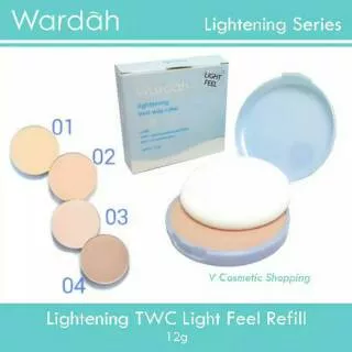 Refill WaRdaH Lightening Two Way Cake Spf 15 Light Feel