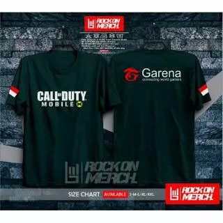 KAOS T-SHIRT CALL OF DUTY MOBILE GARENA