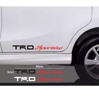 stiker tulisan trd sportivo / stiker trd sportivo / stiker TRD untuk pintu bawah