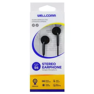 Wellcomm Stereo Earphone SP98 with Microphone